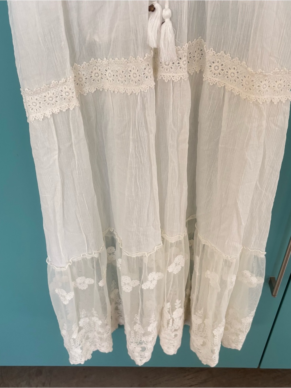 Tulle & Batiste Willow Maxi White Lace - Picture 6 of 15